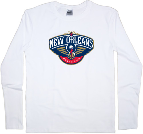 Баскетбол - Лонгслив Мужской - New Orleans Pelicans (1) - Mfest
