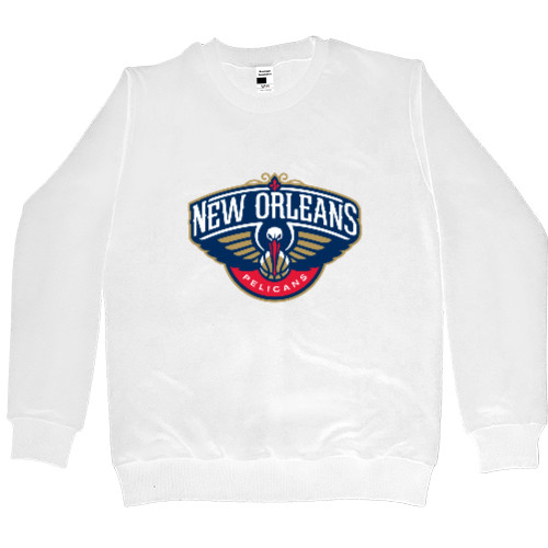 Баскетбол - Свитшот Премиум Мужской - New Orleans Pelicans (1) - Mfest