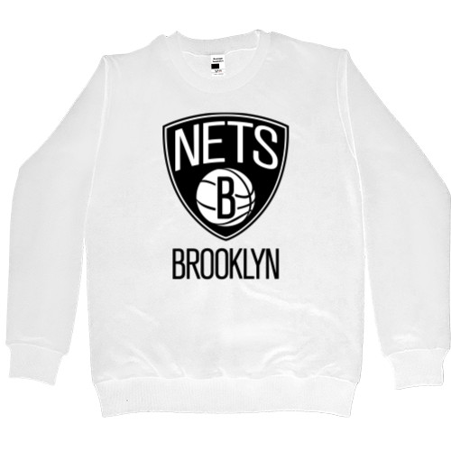 Баскетбол - Свитшот Премиум Мужской - Brooklyn Nets (2) - Mfest