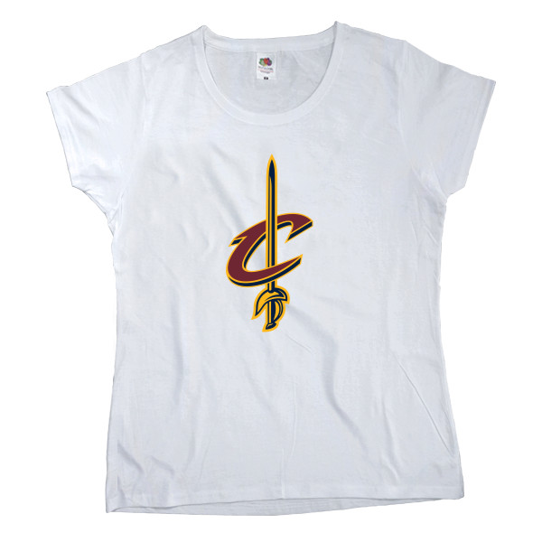 Баскетбол - Women's T-shirt Fruit of the loom - Cleveland Cavaliers (2) - Mfest