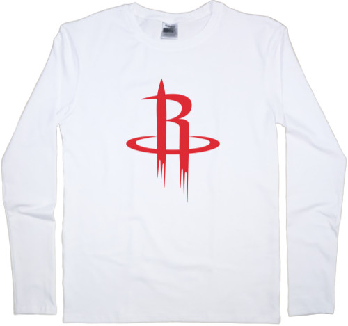 Баскетбол - Kids' Longsleeve Shirt - Houston Rockets (2) - Mfest