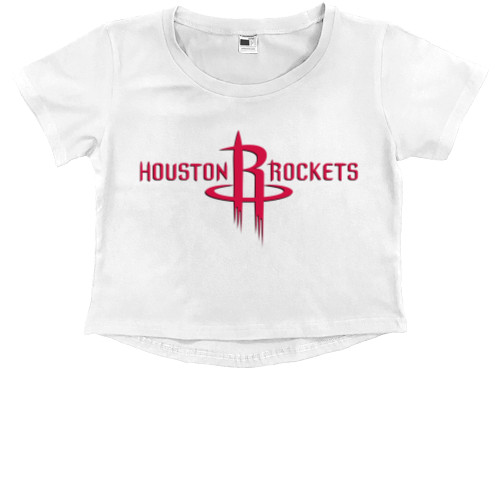 Баскетбол - Кроп - топ Преміум Дитячий - Houston Rockets (1) - Mfest