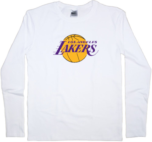Баскетбол - Kids' Longsleeve Shirt - Los Angeles Lakers (1) - Mfest