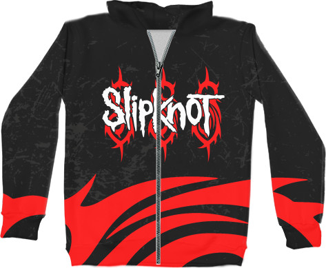 Slipknot - Худі на блискавці 3D Унісекс - Slipknot (4) - Mfest