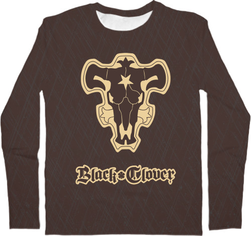 Черный клевер - Kids' Longsleeve Shirt 3D - Black Clover (Черный Клевер) 7 - Mfest
