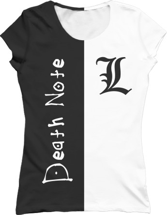 Death Note - Футболка 3D Жіноча - DEATH NOTE (4) - Mfest