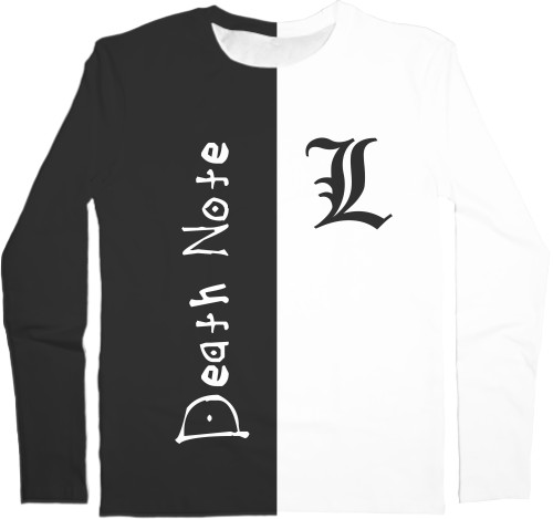 Death Note - Kids' Longsleeve Shirt 3D - DEATH NOTE (4) - Mfest