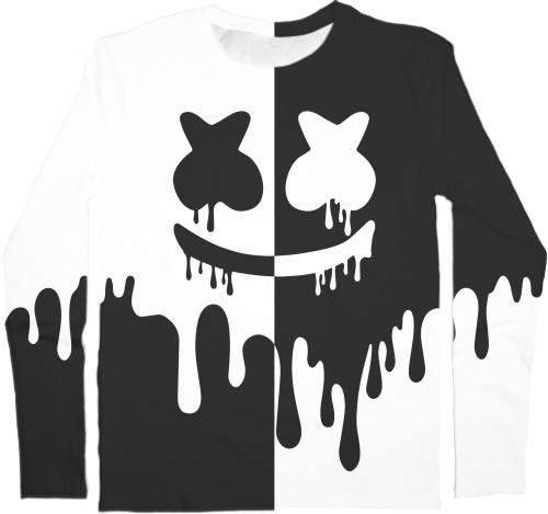 Marshmello - Kids' Longsleeve Shirt 3D - Marshmello (16) - Mfest