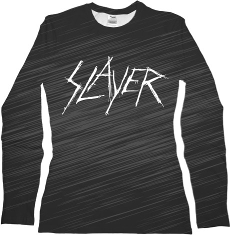 Slayer - Футболка з Довгим Рукавом Жіноча 3D - SLAYER (4) - Mfest