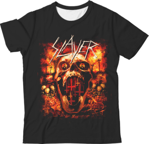 Slayer - Kids' T-Shirt 3D - SLAYER  (5) - Mfest