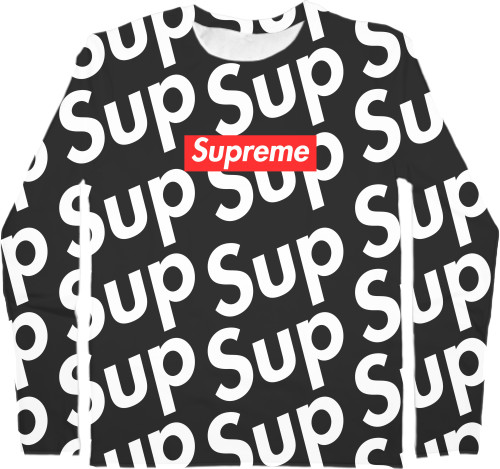 Supreme - Men's Longsleeve Shirt 3D - Supreme [1] - Mfest