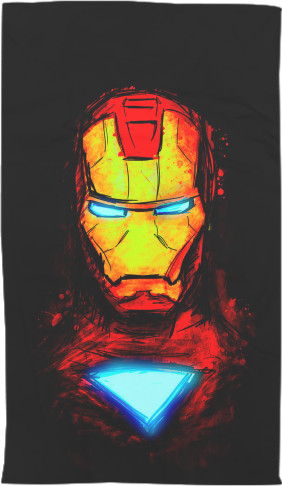 Iron Man - Рушник 3D - Iron Man (Граффити) - Mfest