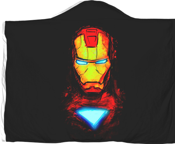 Iron Man - Плед з капюшоном 3D - Iron Man (Граффити) - Mfest