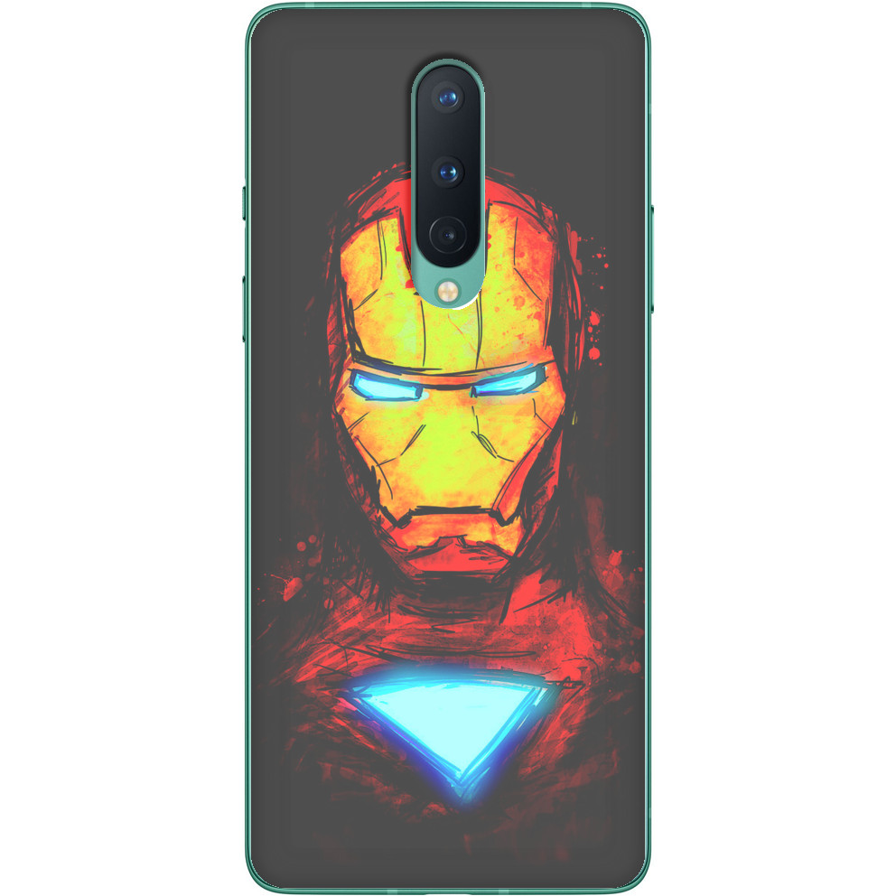 Iron Man - Чехол OnePlus - Iron Man (Граффити) - Mfest