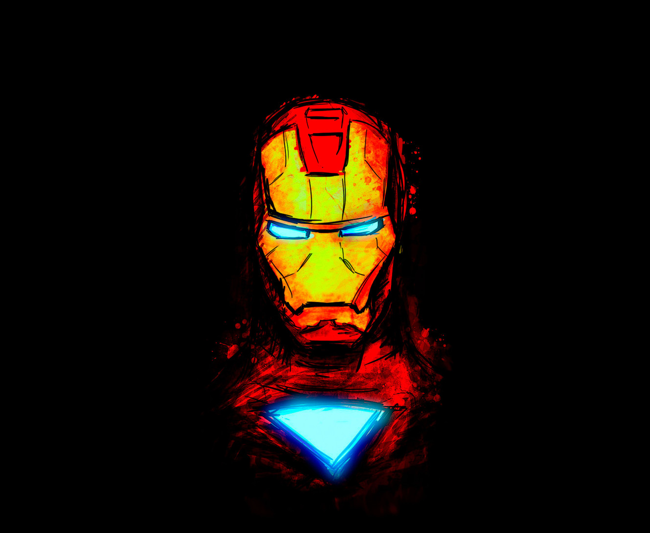Iron Man - Килимок для Миші - Iron Man (Граффити) - Mfest