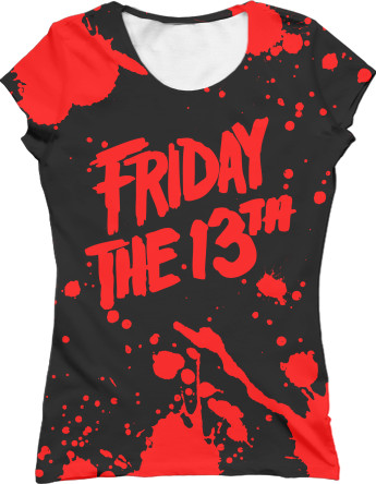 Friday the 13th - Футболка 3D Жіноча - Friday the 13th (1) - Mfest