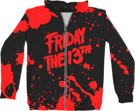 Friday the 13th - Худи на молнии 3D Детское - Friday the 13th (1) - Mfest