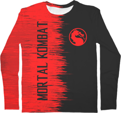 Mortal Kombat - Kids' Longsleeve Shirt 3D - Mortal Kombat (1) - Mfest