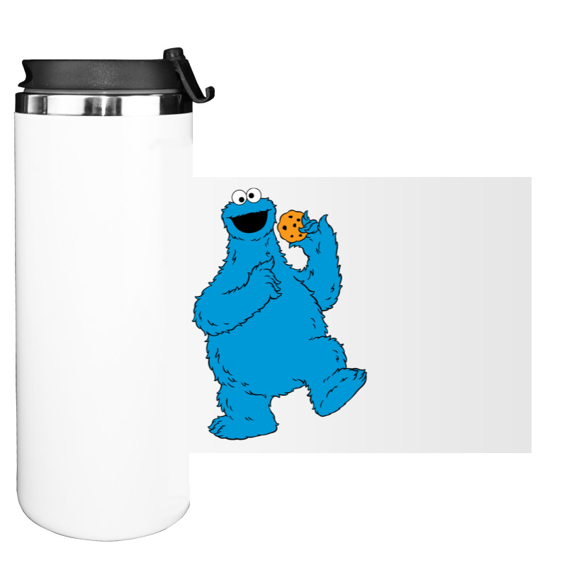 Прикольные картинки - Water Bottle on Tumbler - Cookie Monster - Mfest