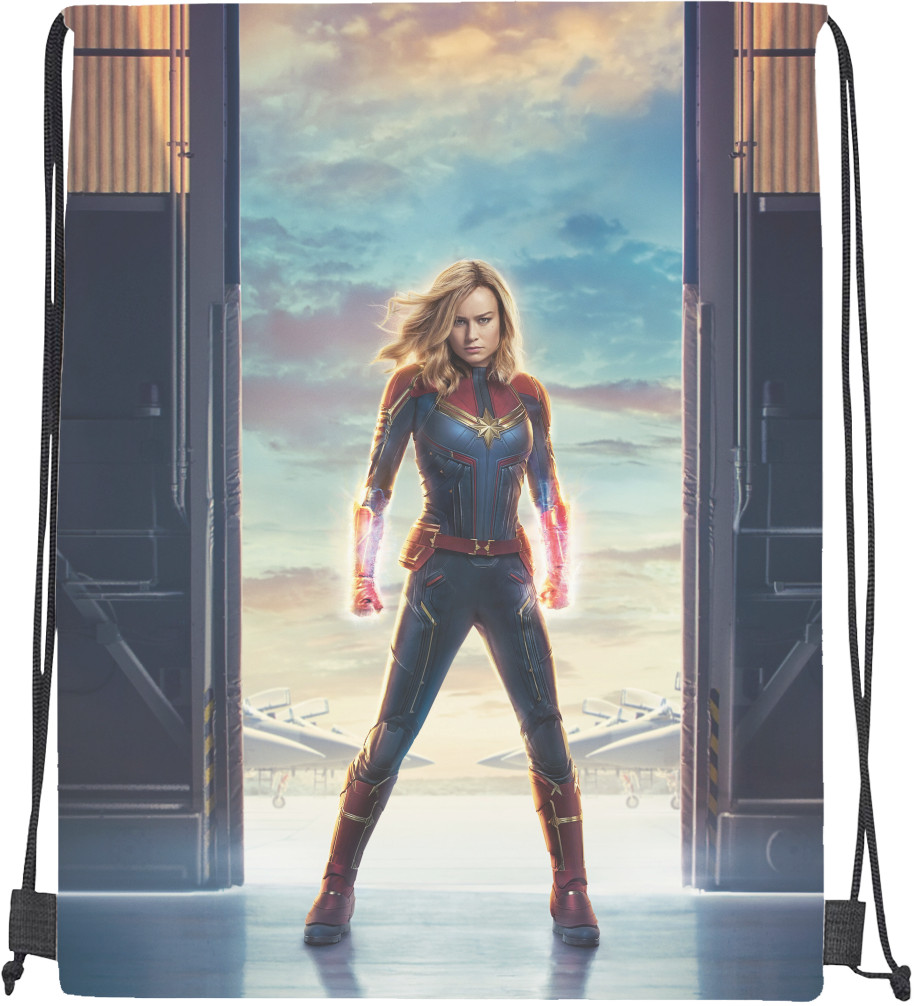 Captain Marvel - Drawstring Bag - Капитан Марвел (1) - Mfest