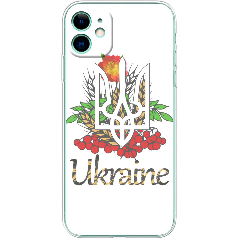 Я УКРАИНЕЦ - iPhone Case - Герб украины с калиной - Mfest
