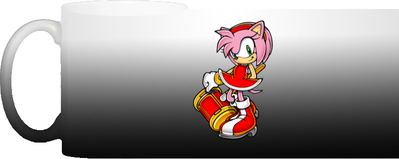 Sonic - Чашка Хамелеон - Amy Rose (1) - Mfest