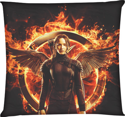 The Hunger Games - Square Throw Pillow - Голодные Игры - Mfest