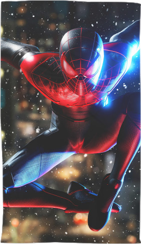 Spider Man - Рушник 3D - Человек Паук Ночной Город - Mfest
