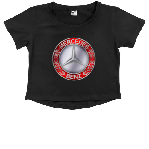 Mercedes-Benz - Кроп - топ Премиум Детский - Мерседес - Mfest
