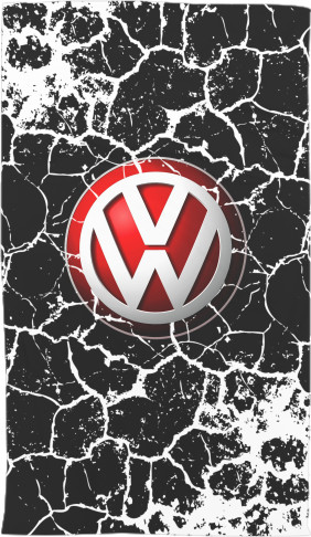 Volkswagen - Рушник 3D - Volkswagen Трещины - Mfest