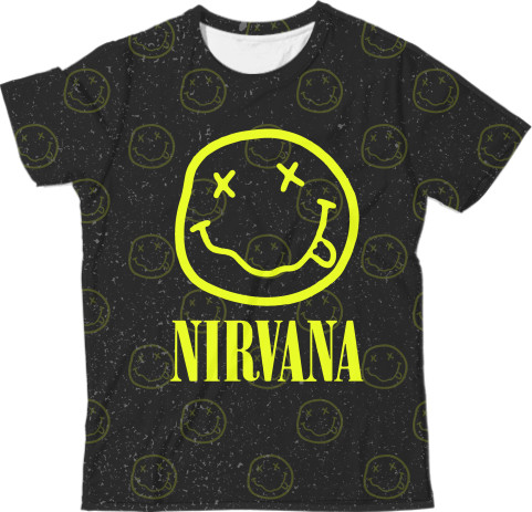 Nirvana - Футболка 3D Чоловіча - NIRVANA (17) - Mfest