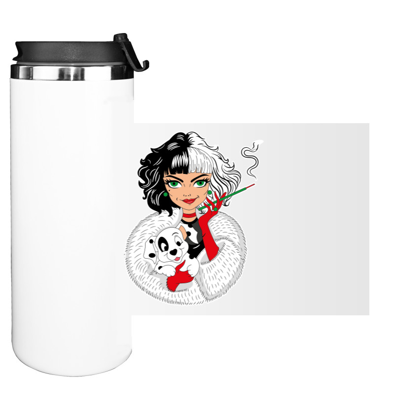 Cruella / Круэлла - Water Bottle on Tumbler - Круэлла 4 - Mfest