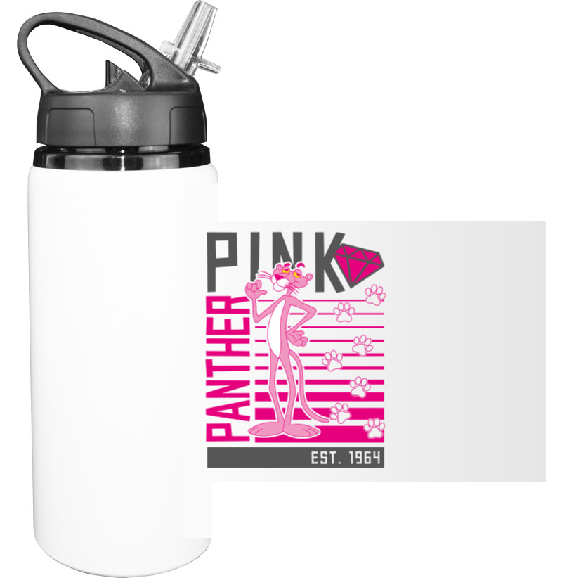 Pink Panter / Розовая пантера - Sport Water Bottle - Рожева пантера - Mfest