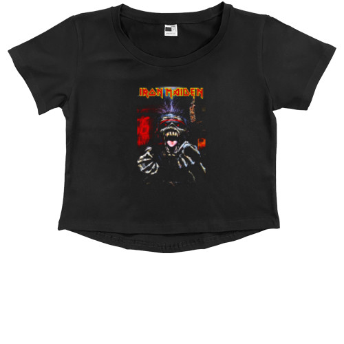 Iron Maiden - Kids' Premium Cropped T-Shirt - Iron Maiden 13 - Mfest