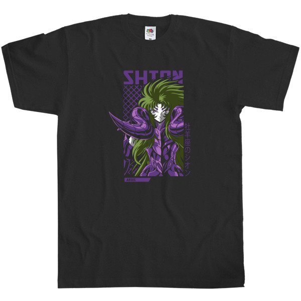 Рыцари Зодиака Святой Сэйя / Knights of the Zodiac Saint Seiya - Kids' T-Shirt Fruit of the loom - Shion Aries - Mfest
