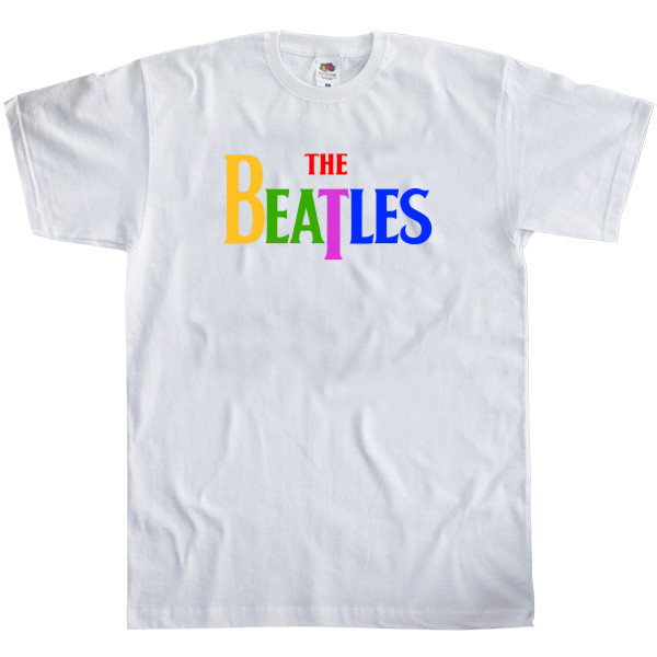 The Beatles - Футболка Классика Мужская Fruit of the loom - The Beatles Лого - Mfest