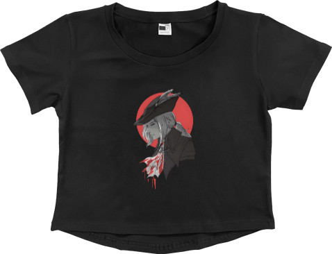 Bloodborne - Women's Cropped Premium T-Shirt - Lady Maria - Mfest