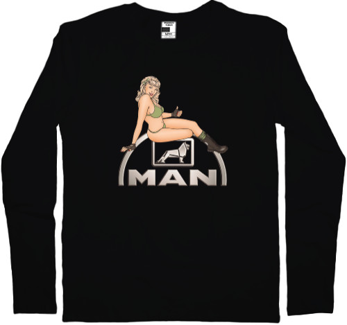 Прочие Лого - Men's Longsleeve Shirt - MAN logo 2 - Mfest