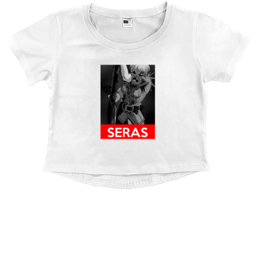 Хеллсинг / Hellsing - Kids' Premium Cropped T-Shirt - Seras Victoria - Mfest