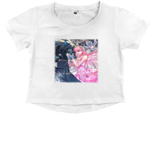 Красавица и дракон - Kids' Premium Cropped T-Shirt - Красуня і дракон 6 - Mfest