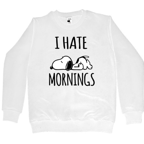 Snoopy / Снуппи - Kids' Premium Sweatshirt - Hate Morning - Mfest