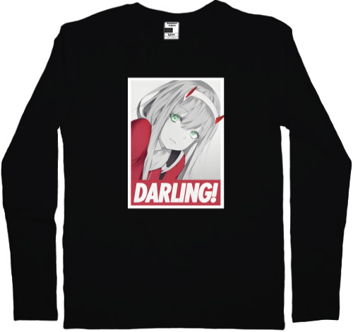 Darling in the Franxx - Men's Longsleeve Shirt - Darling Zero Two 8 - Mfest
