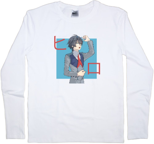 Darling in the Franxx - Men's Longsleeve Shirt - Hiro Darling in the Franxx - Mfest