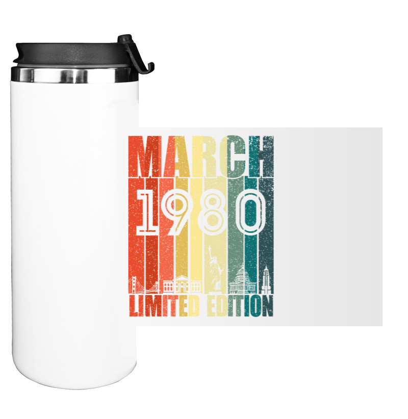 О возрасте - Water Bottle on Tumbler - March - Mfest