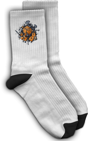 Dungeons and Dragons - Socks - DnD - Mfest