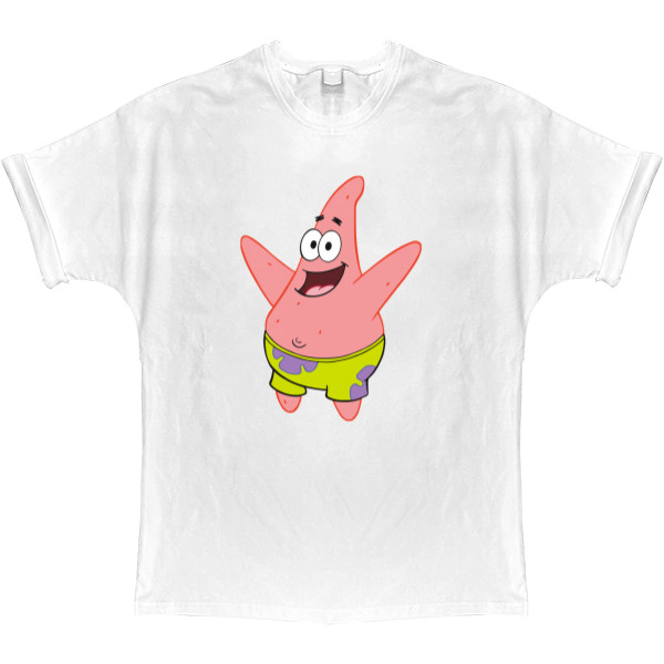 Губка Боб - T-shirt Oversize - Патрик Стар - Mfest