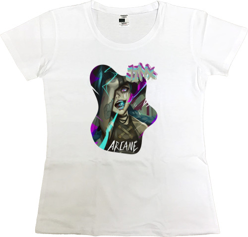 Аркейн - Women's Premium T-Shirt - Jinx 5 - Mfest