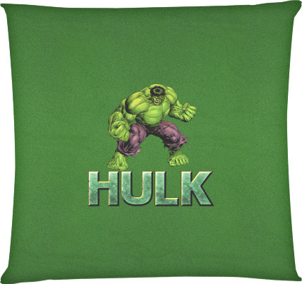Hulk - Square Throw Pillow - Халк 5 - Mfest