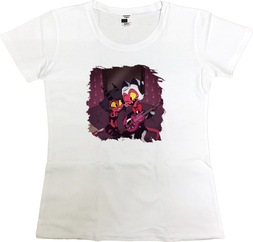 Адский босс / Helluva boss - Women's Premium T-Shirt - Helluva Boss - Mfest