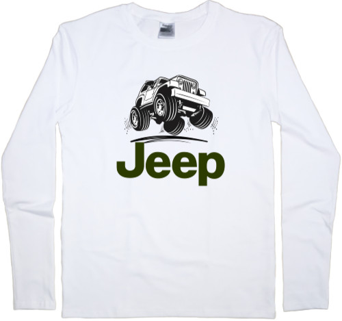 Інші Лого - Футболка з Довгим Рукавом Чоловіча - Jeep 2 - Mfest
